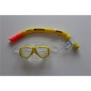 Miami Dry Aquatics Profi Tauch- & Schnorchelset gelb...