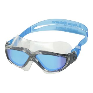 Aqua Sphere VISTA Titanium-Mirror Verspiegelt Triathlon Schwimmbrille