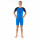 Thoni Mara Aero Triathlon Einteiler mit kurzem Arm Blau-Schwarz L
