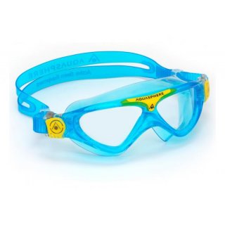 Aquasphere Vista Junior Schwimmbrille klares Glas- turquoise/yellow