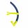 Aqua Sphere Focus Mittel-Schnorchel Blue