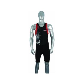 Ironman Triathlon  Einteiler Tattoo  schwarz XL